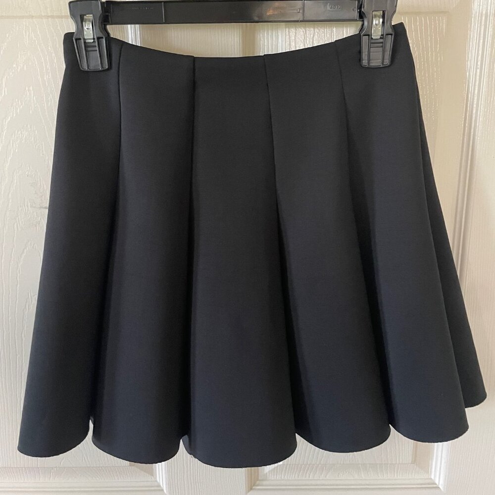 Topshop Pleated Miniskirt